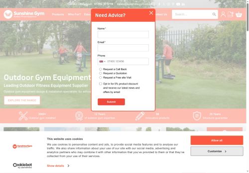 Desktop page screenshot