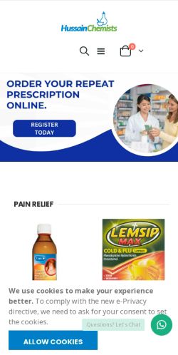 Mobile page screenshot