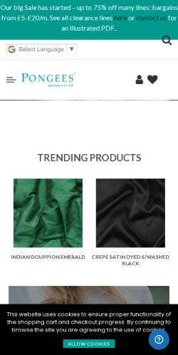 Mobile page screenshot