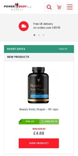 Mobile page screenshot