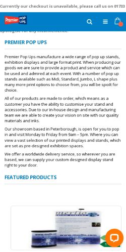 Mobile page screenshot