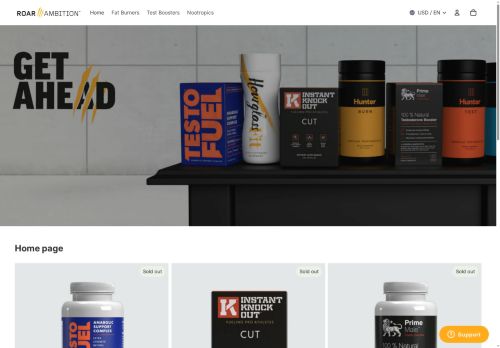 Desktop page screenshot