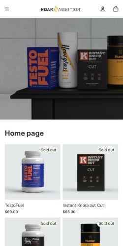 Mobile page screenshot