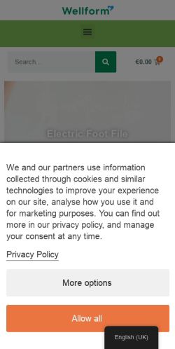 Mobile page screenshot