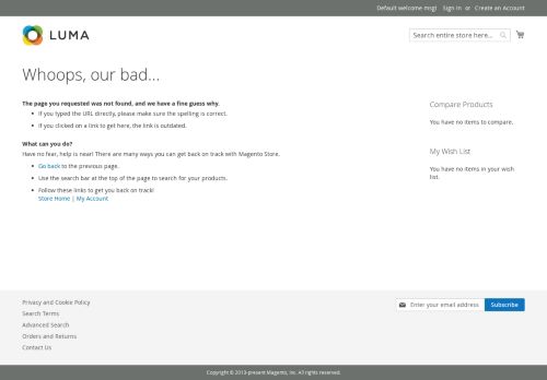 Desktop page screenshot