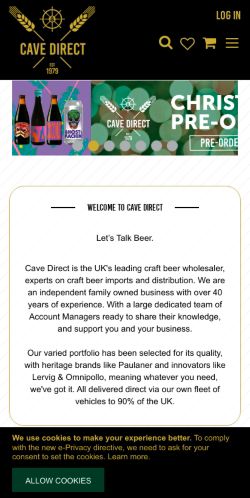 Mobile page screenshot