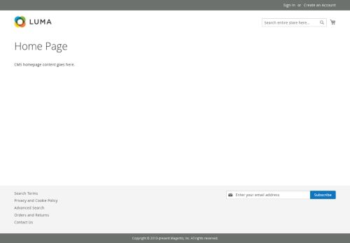 Desktop page screenshot