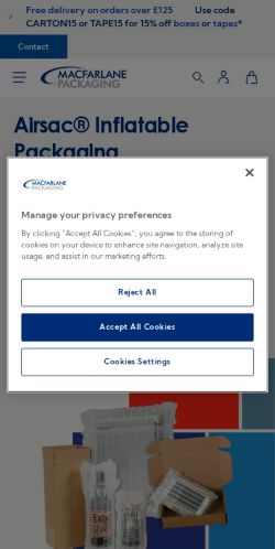Mobile page screenshot