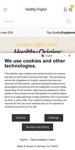 Mobile page screenshot