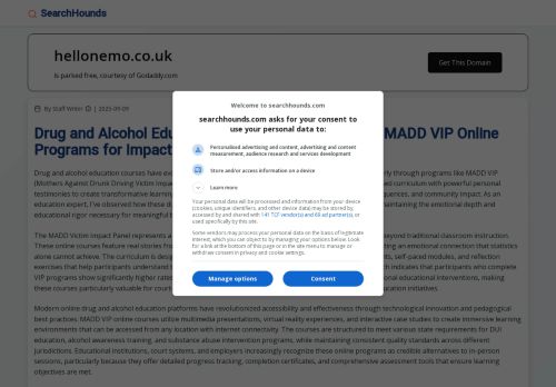 Desktop page screenshot