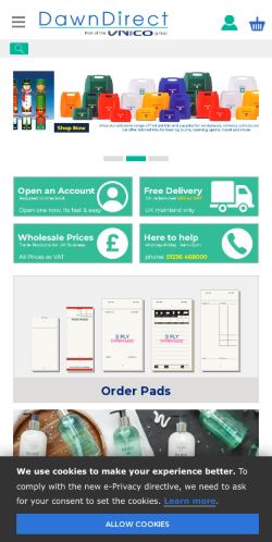 Mobile page screenshot