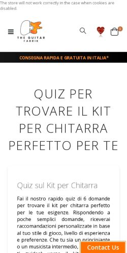 Mobile page screenshot