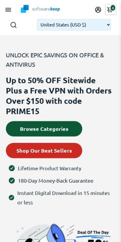 Mobile page screenshot