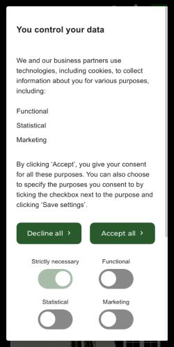 Mobile page screenshot