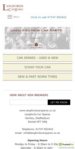Mobile page screenshot