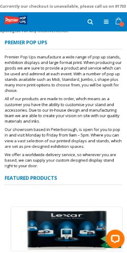 Mobile page screenshot