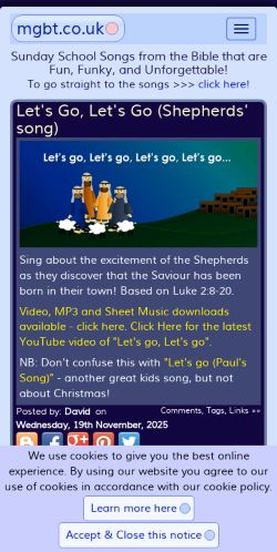 Mobile page screenshot