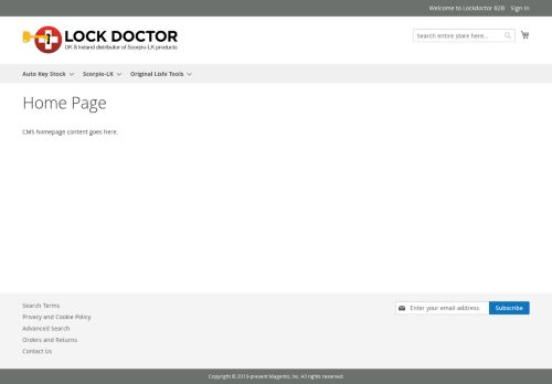 Desktop page screenshot