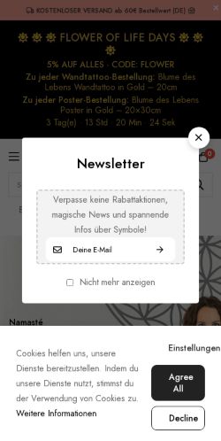Mobile page screenshot