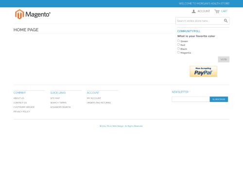 Desktop page screenshot