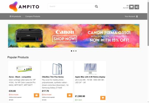 Desktop page screenshot