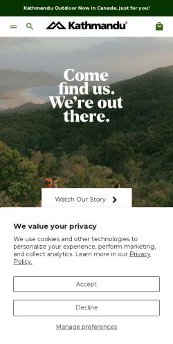 Mobile page screenshot