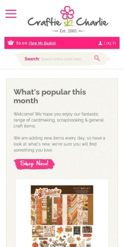 Mobile page screenshot