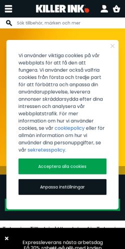 Mobile page screenshot