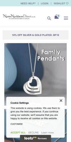 Mobile page screenshot