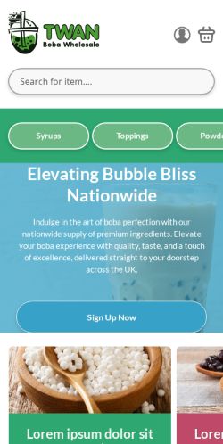 Mobile page screenshot