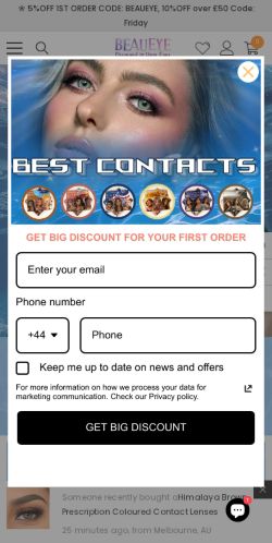 Mobile page screenshot