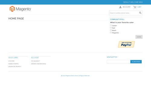 Desktop page screenshot