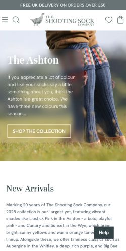 Mobile page screenshot