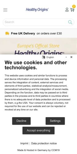 Mobile page screenshot