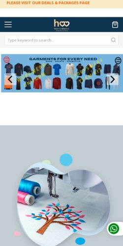 Mobile page screenshot