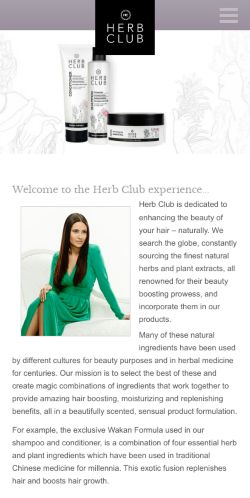 Mobile page screenshot