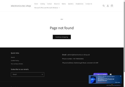 Desktop page screenshot