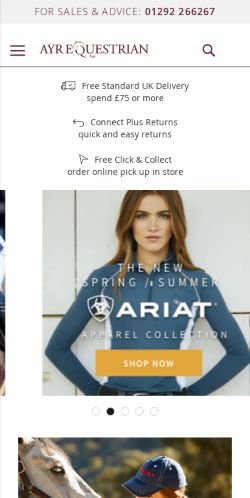 Mobile page screenshot