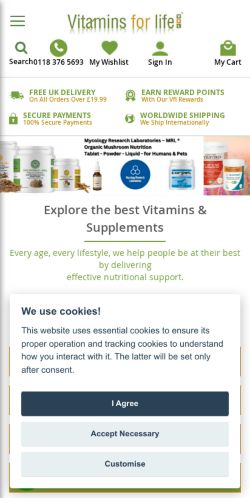 Mobile page screenshot