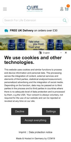 Mobile page screenshot