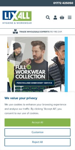 Mobile page screenshot