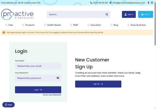 Desktop page screenshot