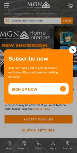 Mobile page screenshot
