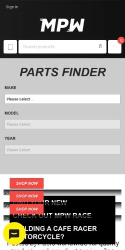 Mobile page screenshot