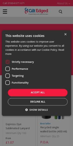 Mobile page screenshot
