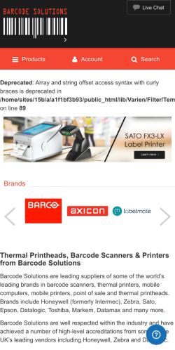 Mobile page screenshot