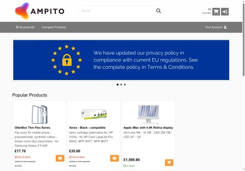 Desktop page screenshot