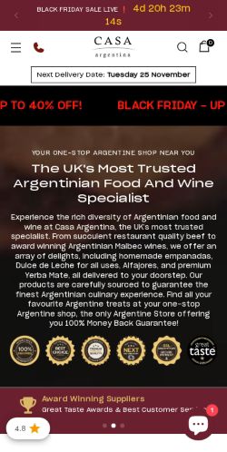 Mobile page screenshot