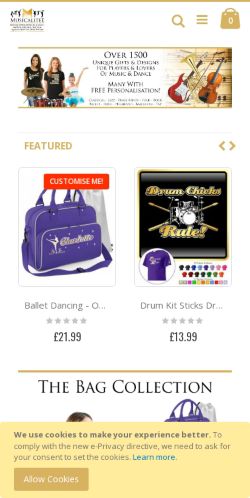 Mobile page screenshot