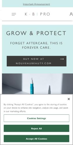 Mobile page screenshot